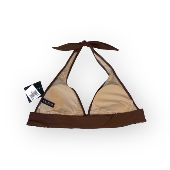 new La Blanca ༄ Woven 2 Piece Halter Bikini Set ༄ Chocolate Brown ༄ 12 ༄ Cruise - Picture 11 of 16